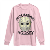 Scumbag Hockey Goalie Mask Vintage Graphic Long Sleeve Shirt