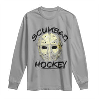 Scumbag Hockey Goalie Mask Vintage Graphic Long Sleeve Shirt