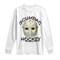 Scumbag Hockey Goalie Mask Vintage Graphic Long Sleeve Shirt