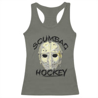 Scumbag Hockey Goalie Mask Vintage Graphic Racerback Tank Top