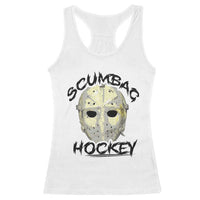 Scumbag Hockey Goalie Mask Vintage Graphic Racerback Tank Top