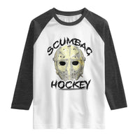Scumbag Hockey Goalie Mask Vintage Graphic Raglan Shirt