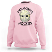 Scumbag Hockey Goalie Mask Vintage Graphic Sweatshirt