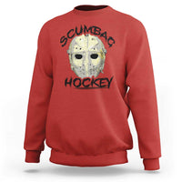 Scumbag Hockey Goalie Mask Vintage Graphic Sweatshirt