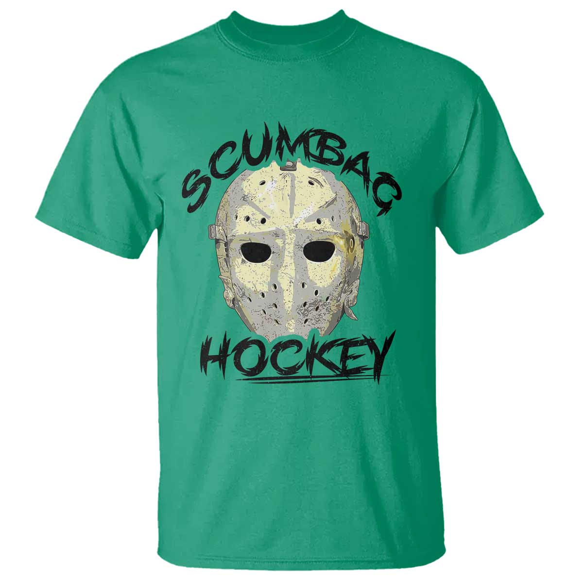 Scumbag Hockey Goalie Mask Vintage Graphic T Shirt