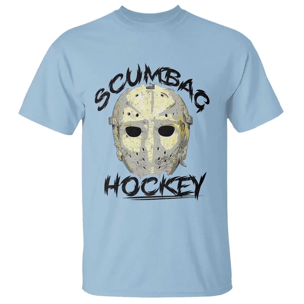Scumbag Hockey Goalie Mask Vintage Graphic T Shirt