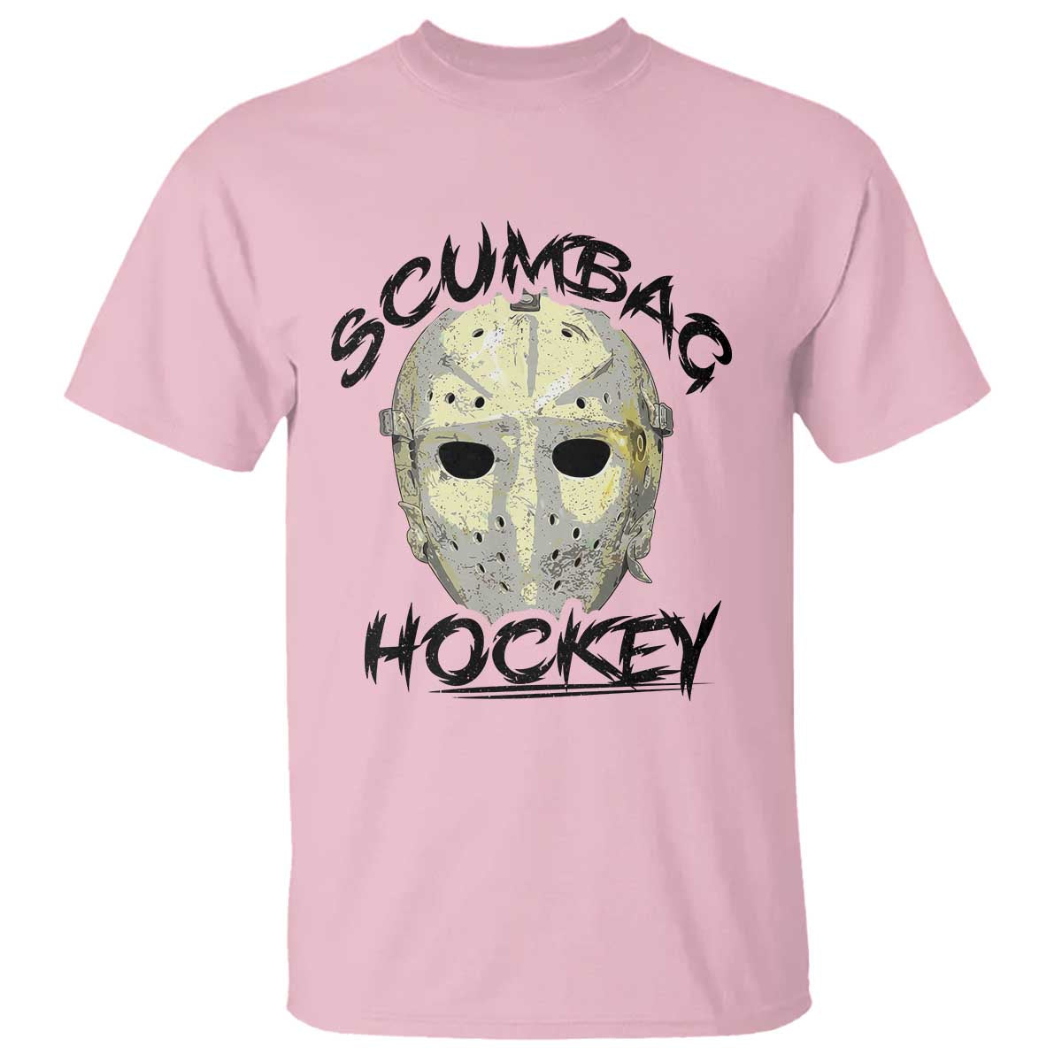 Scumbag Hockey Goalie Mask Vintage Graphic T Shirt