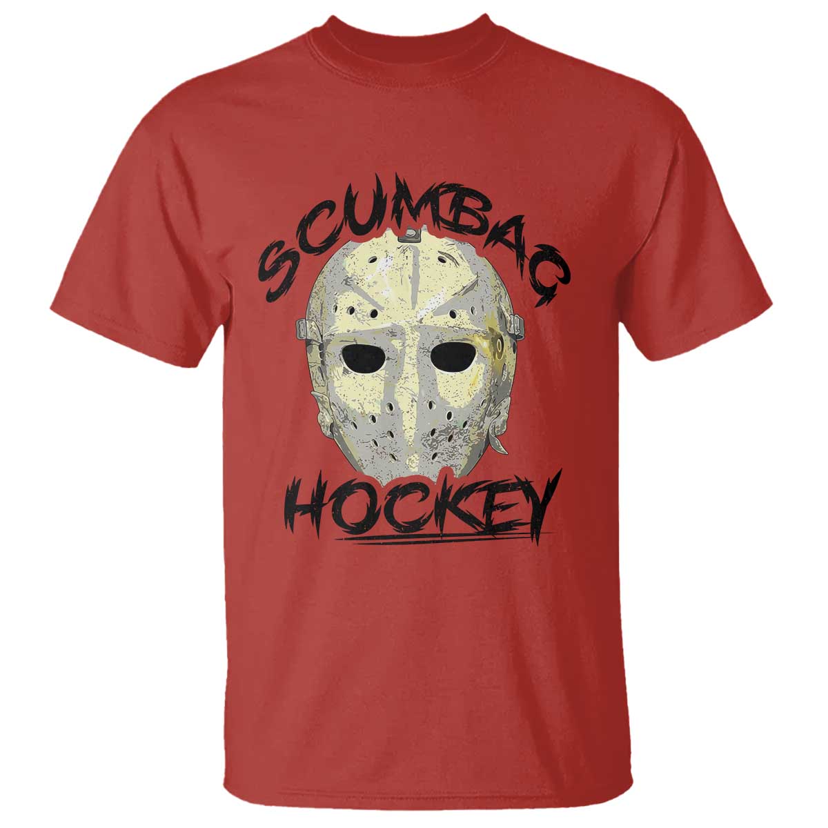 Scumbag Hockey Goalie Mask Vintage Graphic T Shirt