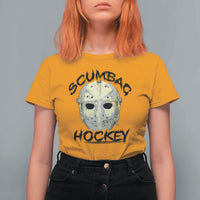 Scumbag Hockey Goalie Mask Vintage Graphic T Shirt For Women