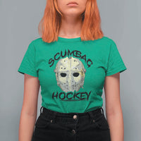 Scumbag Hockey Goalie Mask Vintage Graphic T Shirt For Women