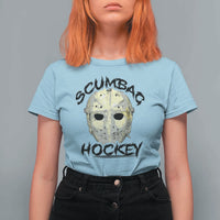 Scumbag Hockey Goalie Mask Vintage Graphic T Shirt For Women