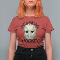 Scumbag Hockey Goalie Mask Vintage Graphic T Shirt For Women