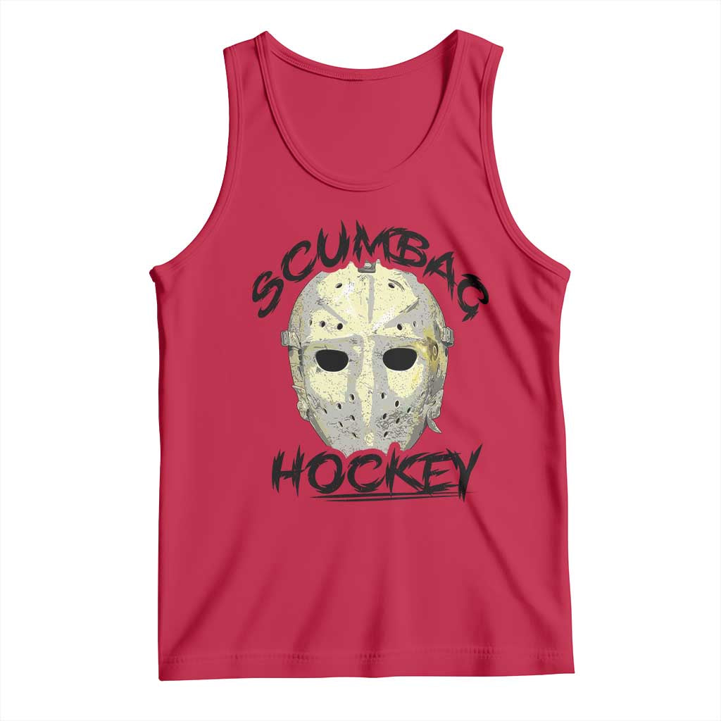 Scumbag Hockey Goalie Mask Vintage Graphic Tank Top