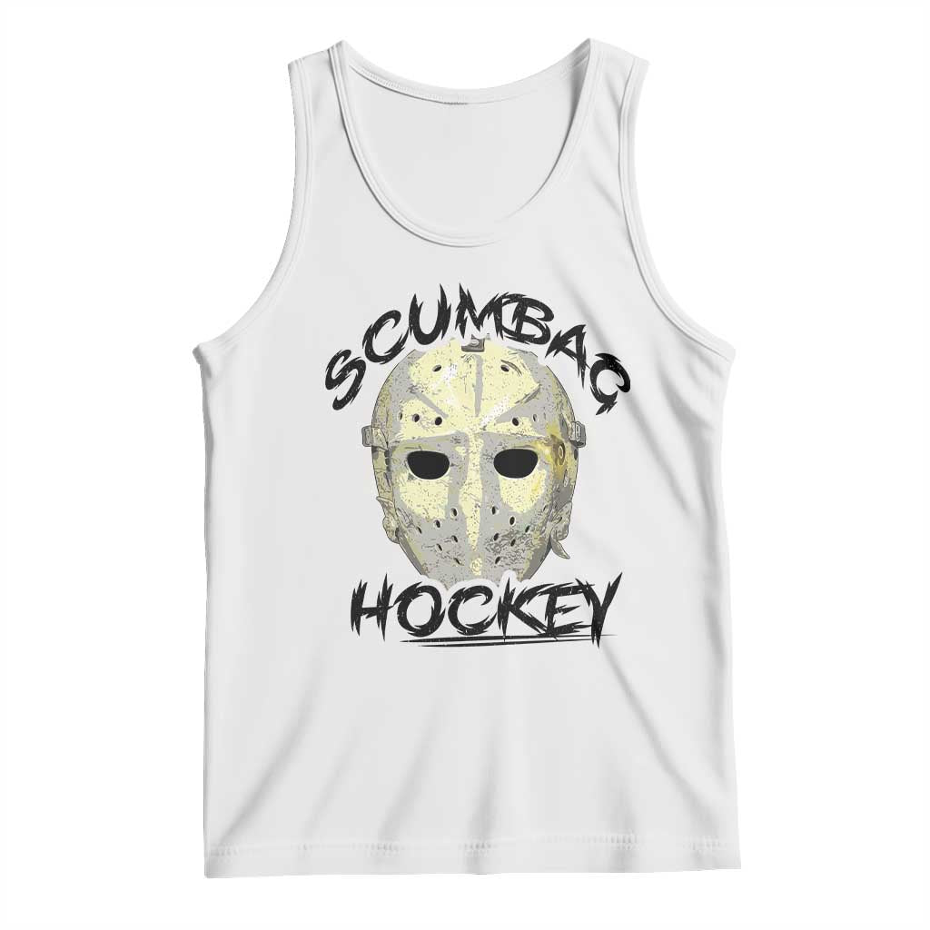 Scumbag Hockey Goalie Mask Vintage Graphic Tank Top