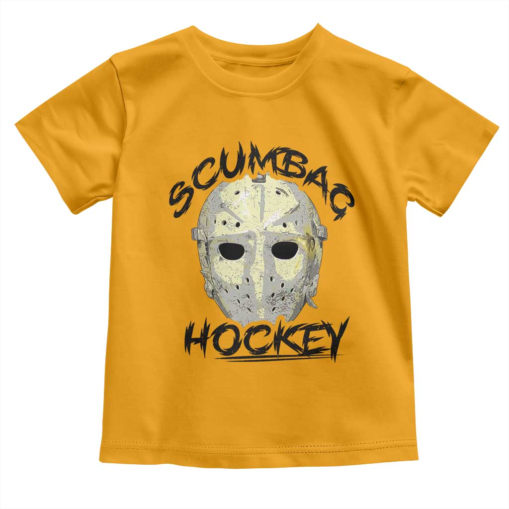 Scumbag Hockey Goalie Mask Vintage Graphic Toddler T Shirt