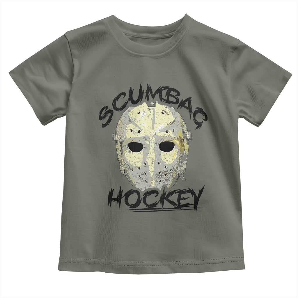 Scumbag Hockey Goalie Mask Vintage Graphic Toddler T Shirt