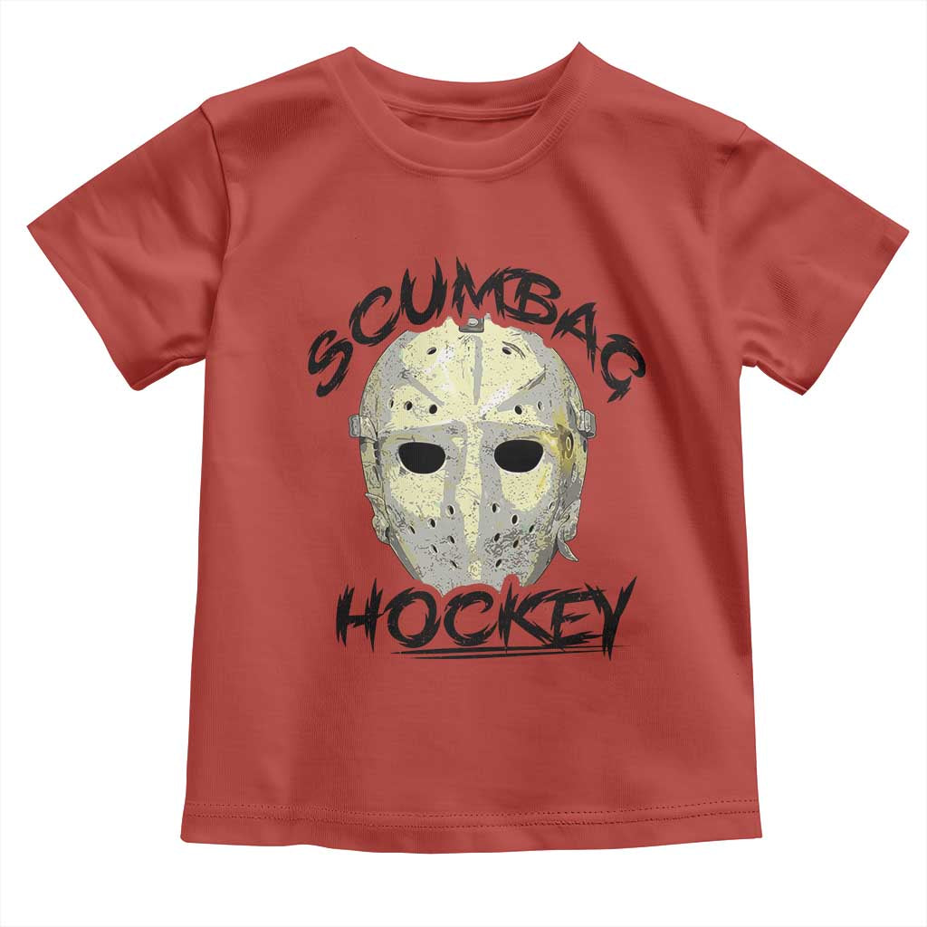 Scumbag Hockey Goalie Mask Vintage Graphic Toddler T Shirt