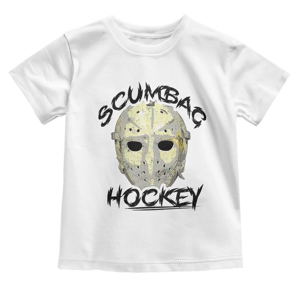 Scumbag Hockey Goalie Mask Vintage Graphic Toddler T Shirt