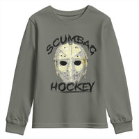 Scumbag Hockey Goalie Mask Vintage Graphic Youth Sweatshirt