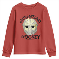 Scumbag Hockey Goalie Mask Vintage Graphic Youth Sweatshirt
