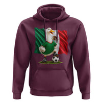 Merlin the Duck Mexico Flag Soccer Player Hoodie Mexican Pride Football Fans