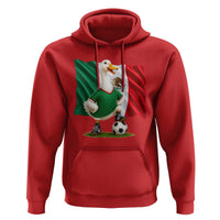 Merlin the Duck Mexico Flag Soccer Player Hoodie Mexican Pride Football Fans