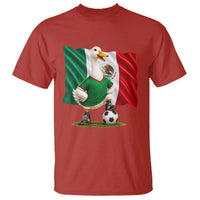 Merlin the Duck Mexico Flag Soccer Player T Shirt Mexican Pride Football Fans