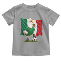 Merlin the Duck Mexico Flag Soccer Player Toddler T Shirt Mexican Pride Football Fans