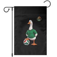 Merlin the Duck Soccer Player Mexico Fans Garden Flag Mexican Sports Futbol Lovers Viral Animal in Green Jersey Graphic