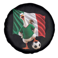 Funny Screaming Merlin the Duck Spare Tire Cover Mexico Soccer Flag Football Fans