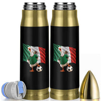 Funny Screaming Merlin the Duck Bullet Tumbler Mexico Soccer Flag Football Fans