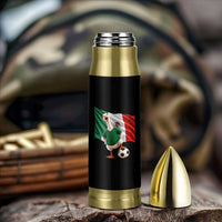 Funny Screaming Merlin the Duck Bullet Tumbler Mexico Soccer Flag Football Fans