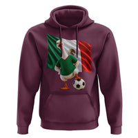 Funny Screaming Merlin the Duck Hoodie Mexico Soccer Flag Football Fans