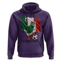 Funny Screaming Merlin the Duck Hoodie Mexico Soccer Flag Football Fans