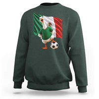 Funny Screaming Merlin the Duck Sweatshirt Mexico Soccer Flag Football Fans