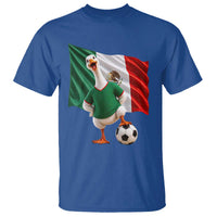 Funny Screaming Merlin the Duck T Shirt Mexico Soccer Flag Football Fans