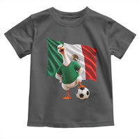 Funny Screaming Merlin the Duck Toddler T Shirt Mexico Soccer Flag Football Fans