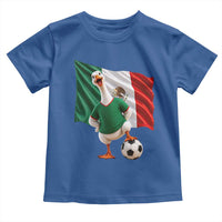 Funny Screaming Merlin the Duck Toddler T Shirt Mexico Soccer Flag Football Fans
