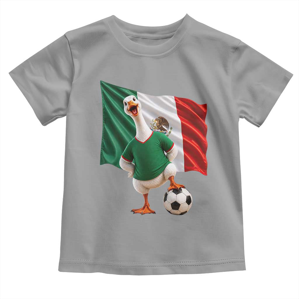 Funny Screaming Merlin the Duck Toddler T Shirt Mexico Soccer Flag Football Fans