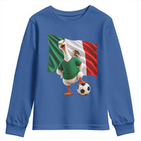 Funny Screaming Merlin the Duck Youth Sweatshirt Mexico Soccer Flag Football Fans
