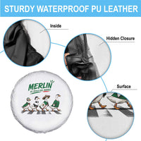 Merlin the Ducks Crosswalk Walk Parody Spare Tire Cover El Idolo Del Barrio Mexico Duck Soccer Football Fans