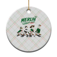 Merlin the Ducks Crosswalk Walk Parody Ceramic Ornament El Idolo Del Barrio Mexico Duck Soccer Football Fans