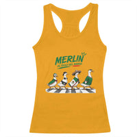 Merlin the Ducks Crosswalk Walk Parody Racerback Tank Top El Idolo Del Barrio Mexico Duck Soccer Football Fans