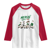 Merlin the Ducks Crosswalk Walk Parody Raglan Shirt El Idolo Del Barrio Mexico Duck Soccer Football Fans