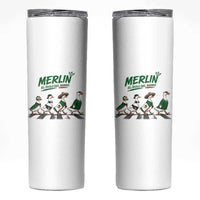 Merlin the Ducks Crosswalk Walk Parody Skinny Tumbler El Idolo Del Barrio Mexico Duck Soccer Football Fans