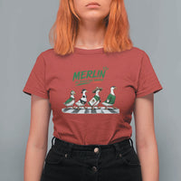Merlin the Ducks Crosswalk Walk Parody T Shirt For Women El Idolo Del Barrio Mexico Duck Soccer Football Fans