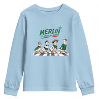 Merlin the Ducks Crosswalk Walk Parody Youth Sweatshirt El Idolo Del Barrio Mexico Duck Soccer Football Fans