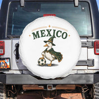 Vintage Mexico Soccer Wizard Duck Magical Fantasy Spare Tire Cover Retro Mexican Pride Football Fans
