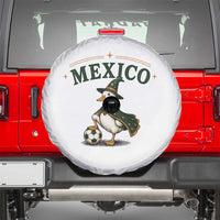 Vintage Mexico Soccer Wizard Duck Magical Fantasy Spare Tire Cover Retro Mexican Pride Football Fans