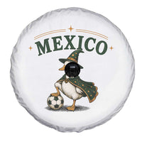 Vintage Mexico Soccer Wizard Duck Magical Fantasy Spare Tire Cover Retro Mexican Pride Football Fans